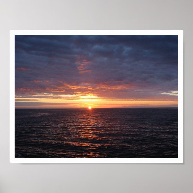 Poster Baja Sunrise (Devant)