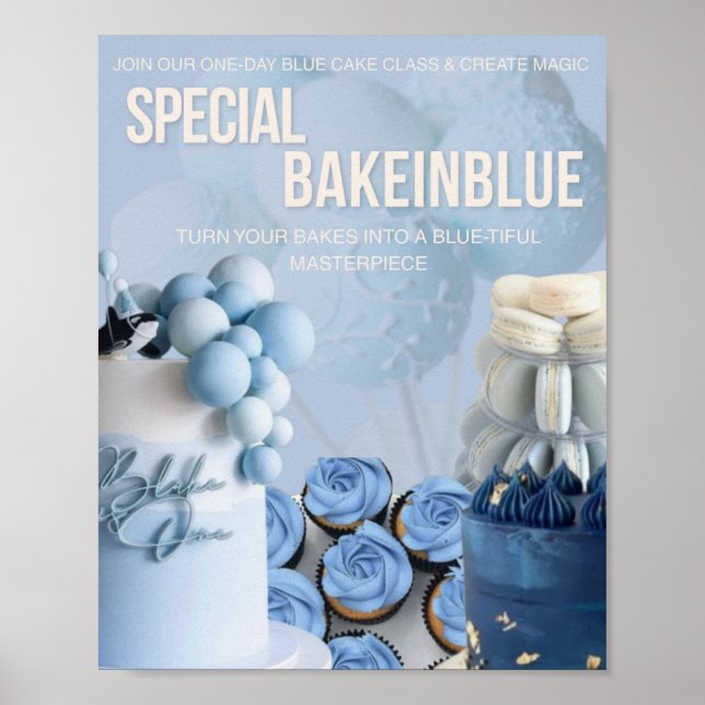 Poster "Bake n Blue : Classe de maître boulangerie d'une  (Devant)