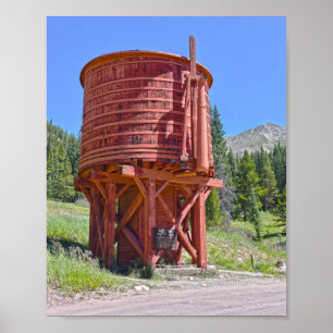 Poster Bakers Tank, Road to Boreas Pass, Colorado
