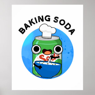 Poster Baking Soda Funky Soda Pop Pun