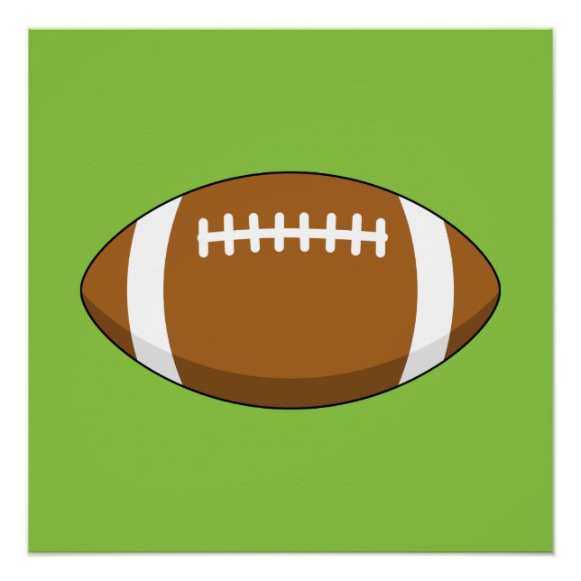 Poster Bal de football américain (Devant)