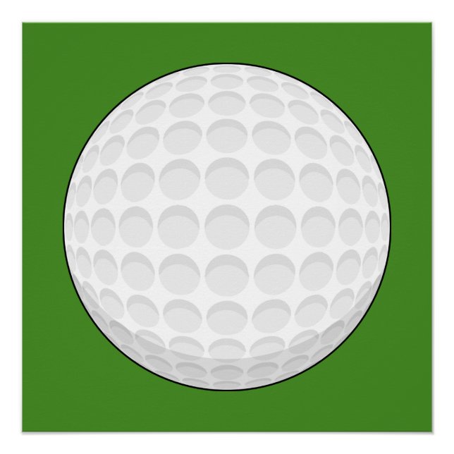 Poster Bal de golf (Devant)