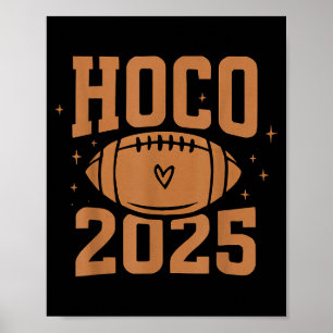 Poster Bal de rentrée au lycée Hoco 2025