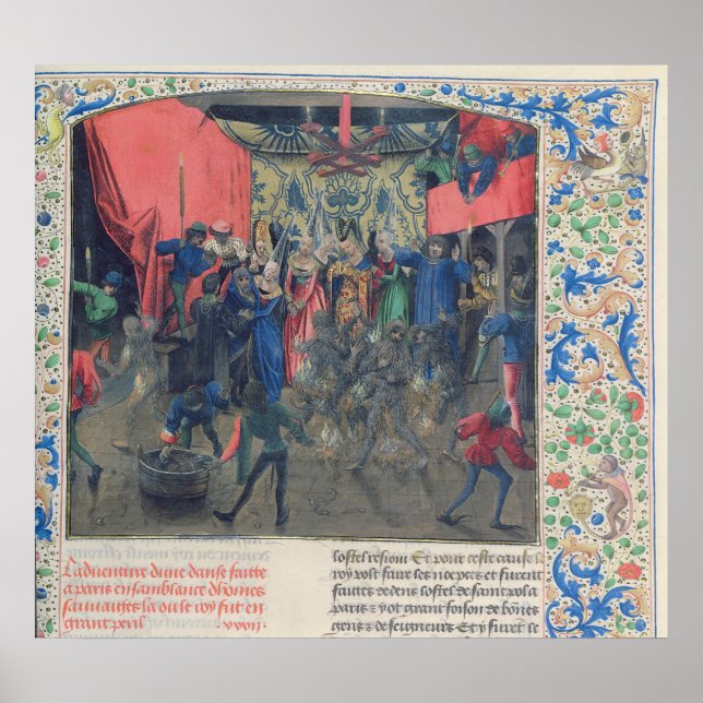 Poster Bal des Ardents', Charles sauvé (Devant)