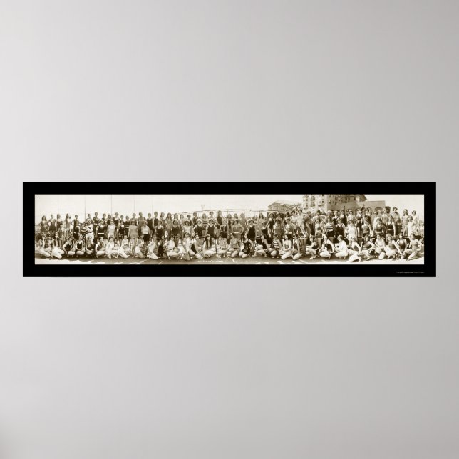 Poster Balade Beauté de bain Photo 1927 (Devant)