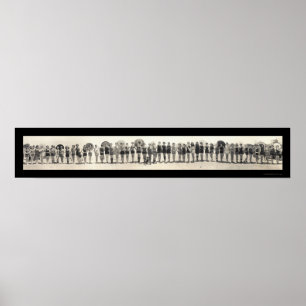 Poster Balboa Beach CA Parade Photo 1925