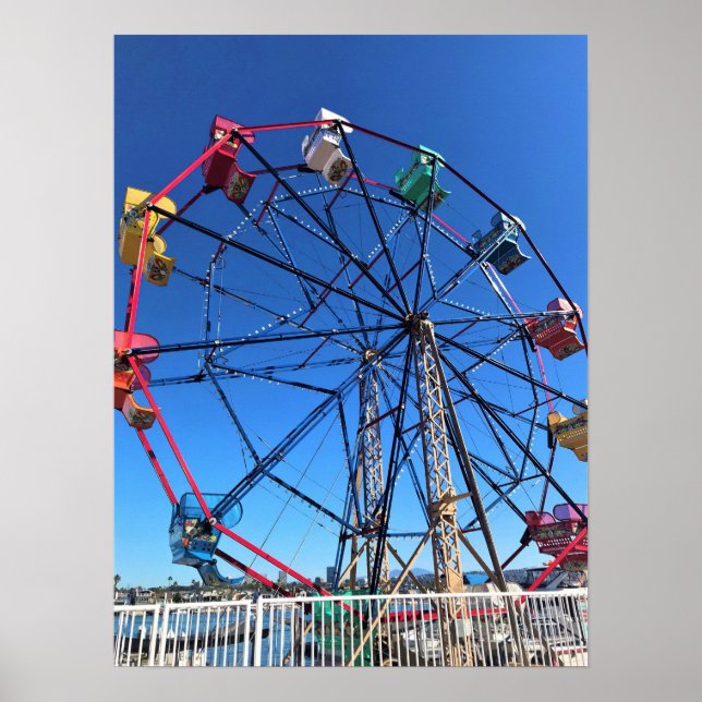 Poster Balboa Fun Zone, Newport Beach, Californie (Devant)