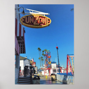Poster Balboa Fun Zone, Newport Beach, Californie