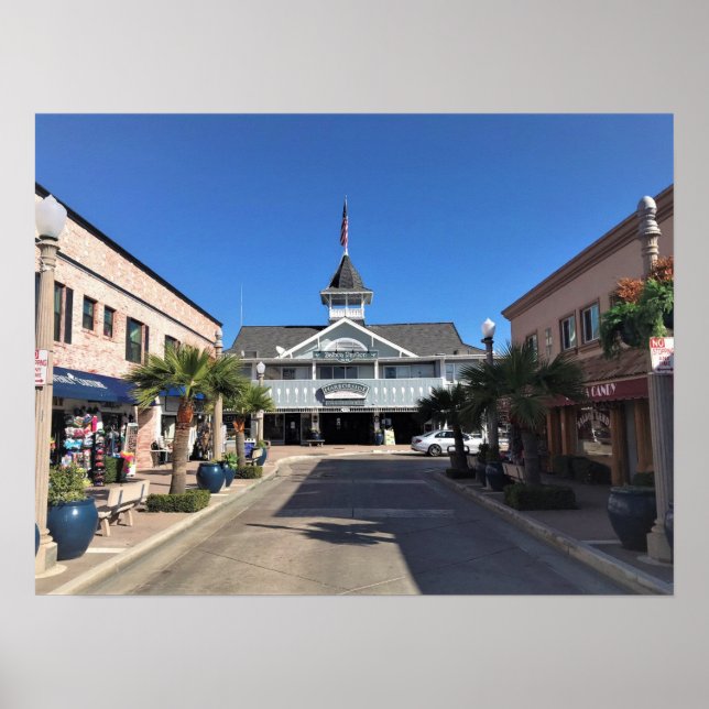 Poster Balboa Pavillion, Newport Beach, Californie (Devant)