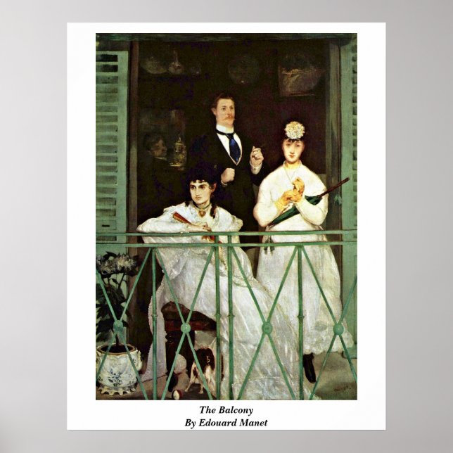 Poster Balcon D'Edouard Manet (Devant)