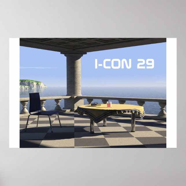 Poster balcon, I-CON 29 (Devant)
