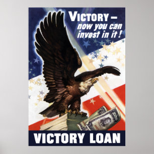 Poster Bald Eagle — Prêt de victoire