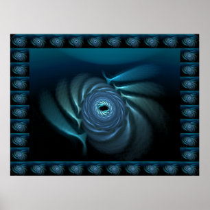 Poster Baleines à glace