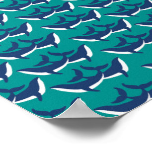 Poster Baleines Bleues Bleues Bleues Bleues Bleues Bleues