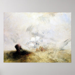 Poster Baleiniers de Joseph Mallord William Turner