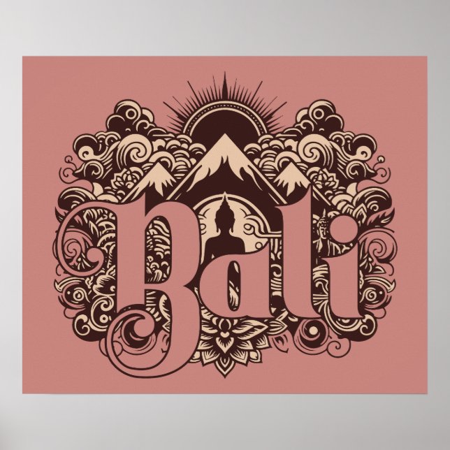 Poster Bali (Devant)