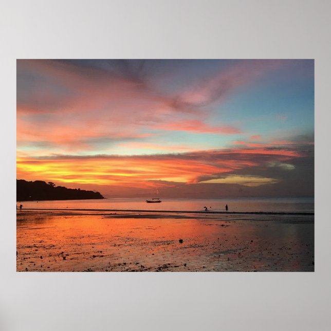 Poster Bali Sunset (Devant)