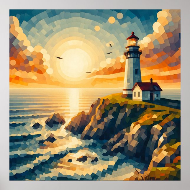 Poster Balise côtière (Devant)