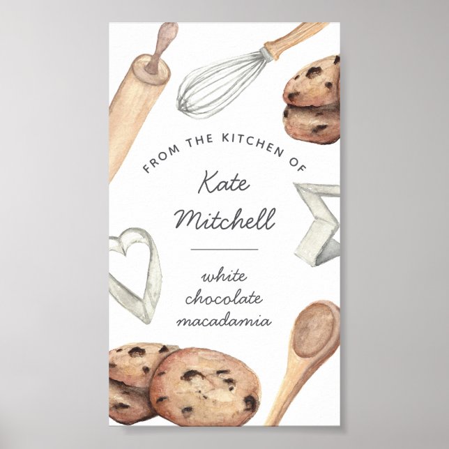 Poster Balise de cookie personnalisée IMPRIMANTE NUMÉRIQU (Devant)