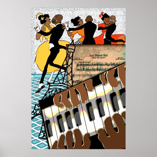 Poster Ball de bébé de jazz (Devant)