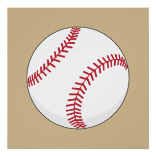 Poster Balle de baseball