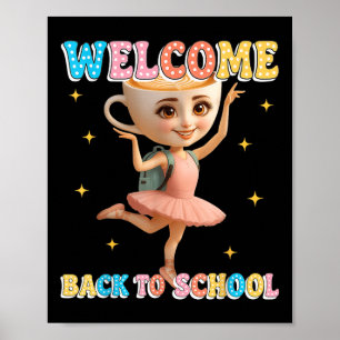 Poster Ballerina Cappuccina Italian Brainrot Bienvenue