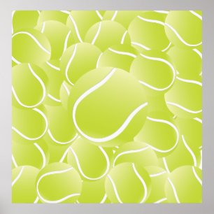 Poster balles de tennis