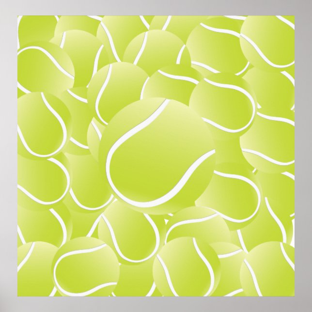 Poster balles de tennis (Devant)