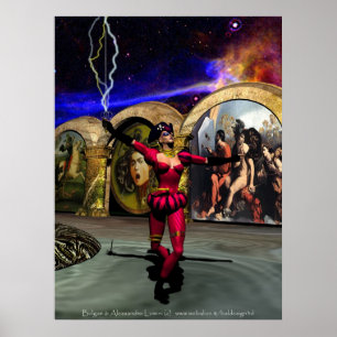 Poster BALLET ANDROID, Science-fiction