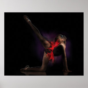 Poster Ballet Art Abstrait