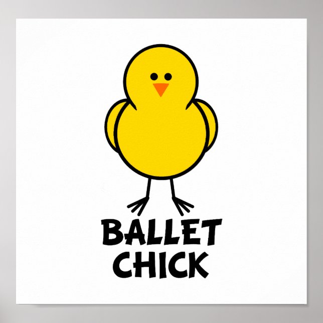 Poster Ballet Chick (Devant)
