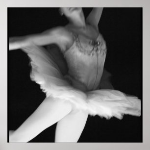 Poster Ballet - Danse - Ballerina 9 - Noir & Blanc