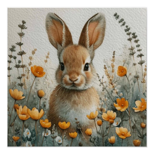 Poster Ballet de lapins : Un brin de fantaisie lapin (Devant)