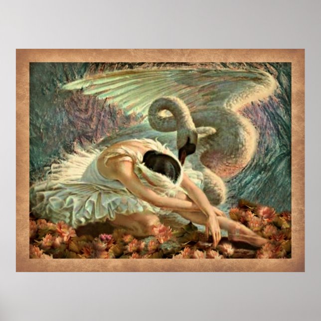 Poster Ballet du lac Swan (Devant)