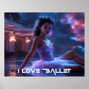 POSTER BALLET - J'AIME LE BALLET