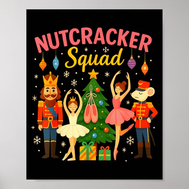 Poster Ballet Nutcracker Squad Christmas Costume For Kids (Devant)