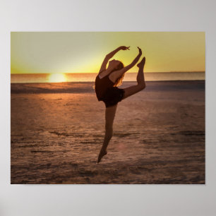 Poster Ballet sur la plage