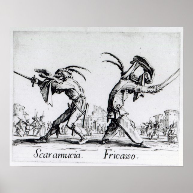 Poster Balli de Sfessania, c.1622 (Devant)