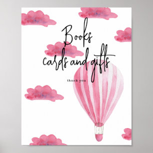 Poster Ballon à air chaud - Cartes de livres et cadeaux
