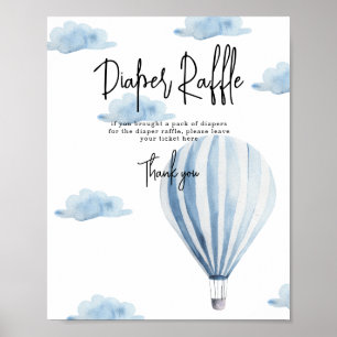 Poster Ballon à air chaud - Jeu de Déchets