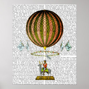 Poster Ballon à air chaud Zephire