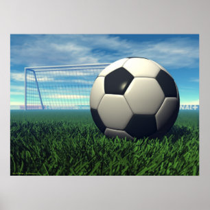 Poster Ballon de football (le football)