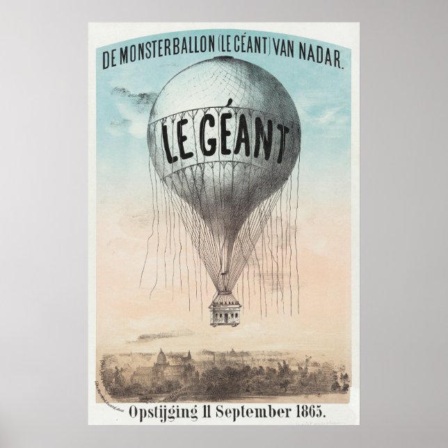 Poster Ballon géant (Devant)