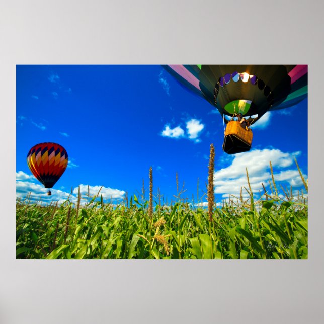 Poster Ballons à air chaud (Devant)