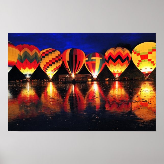 Poster Ballons à air chaud (Devant)