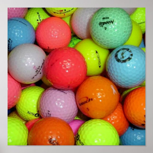 Poster Ballons De Golf Et Plus De Ballons De Golf (Devant)