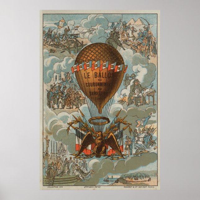 Poster Ballons du couronnement de Napoléon (Devant)