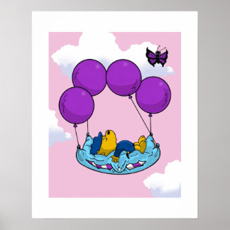 Poster Ballons oreillers de Ferald