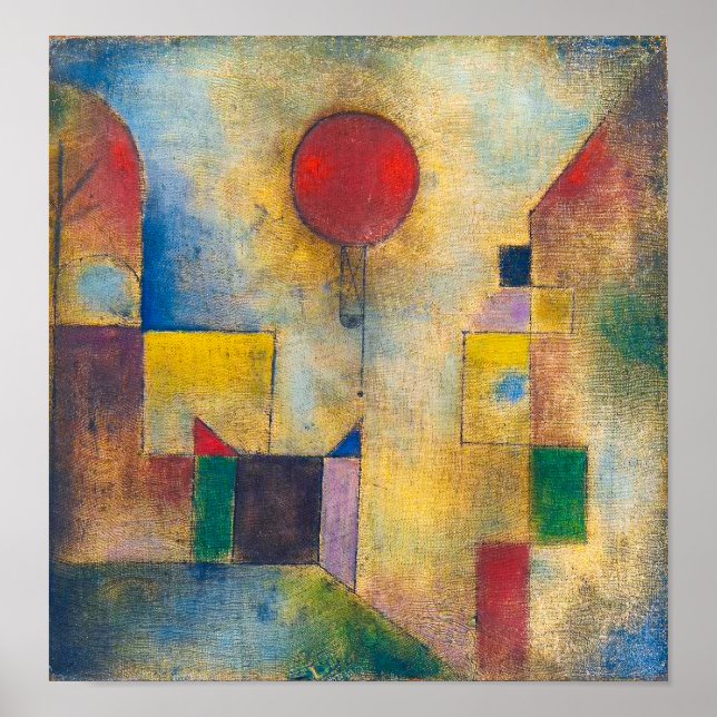 Poster Ballons rouges | Paul Klee | (Devant)