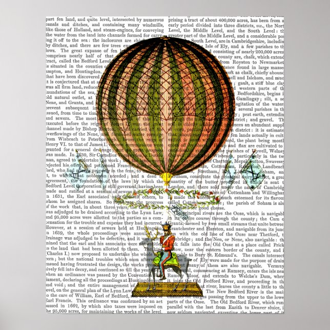 Poster Ballotte à air chaud Zephire (Devant)